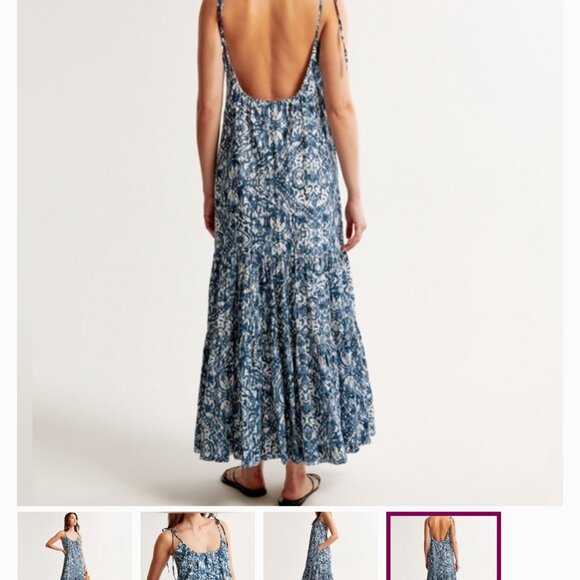 Abercrombie & Fitch Trapeze Maxi Dress - Picture 3 of 12